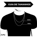 Corrente Cordão Masculino Grumet Aço Inox Cruz Crucifixo