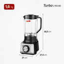 Liquidificador Turbo Mondial 950W L-950-BG