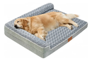Cama Pet Grande Caminha Cachorros Suporte Cervical Espuma de Ortopédica