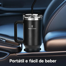 Copo Térmico Gigante 1,2l Inox Com Tampa E Inox Canudo
