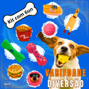 Kit 6 Brinquedos Para Filhote Cachorro Pet Mordedor