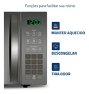 Micro-ondas Mondial 1400W MO-02-34-E Espelhado 110V