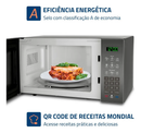 Micro-ondas Mondial 1400W MO-02-34-E Espelhado 110V