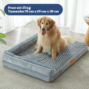 Cama Pet Grande Caminha Cachorros Suporte Cervical Espuma de Ortopédica