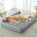 Cama Pet Grande Caminha Cachorros Suporte Cervical Espuma de Ortopédica